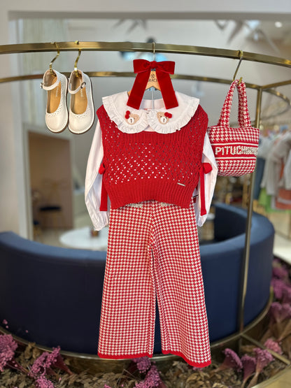 Camisa Infantil Babadinhos Ursas Crochê - Pituchinhus