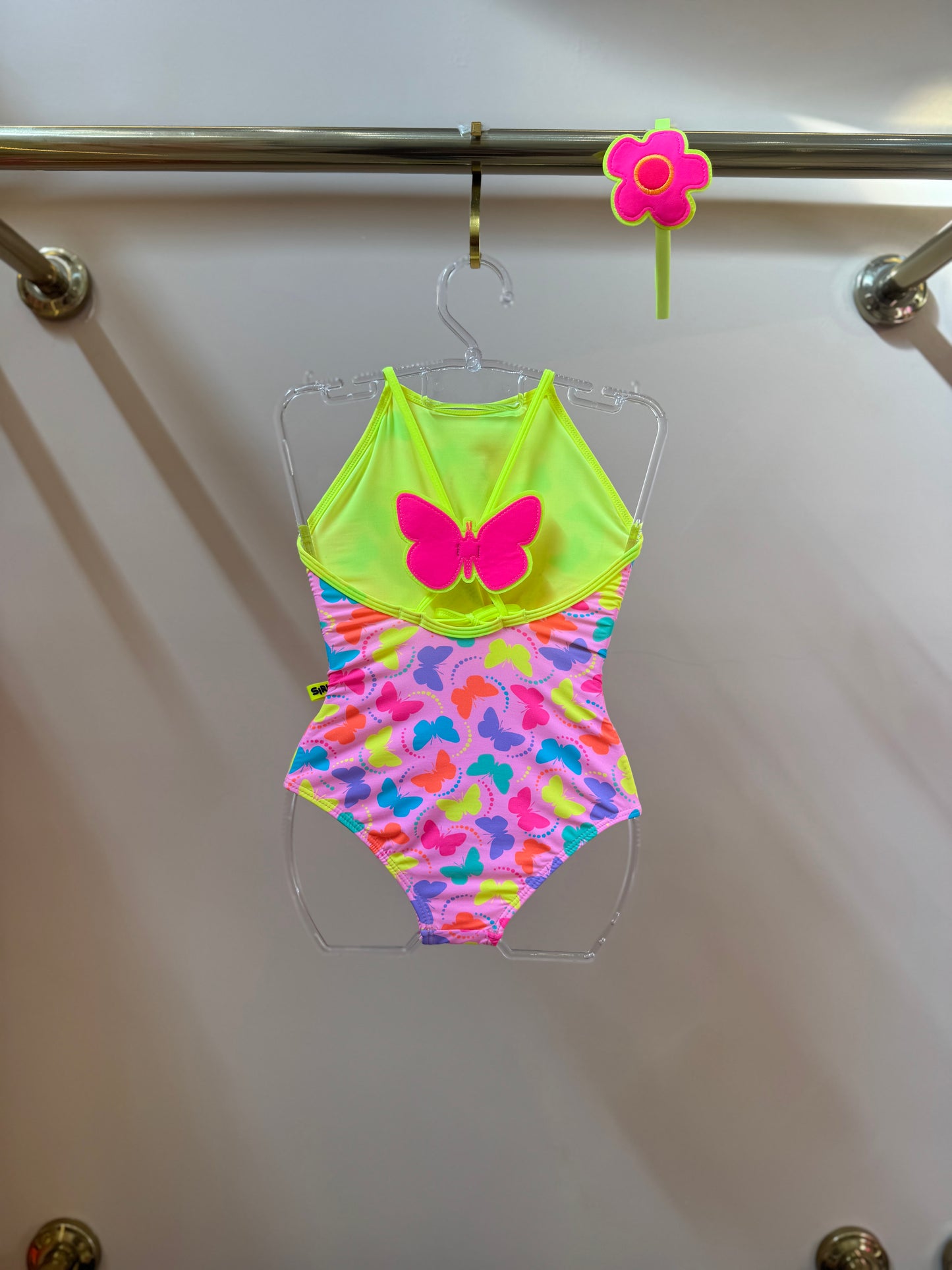 Maiô Infantil Bela Aplic Hot Est Borboleta - Siri Kids