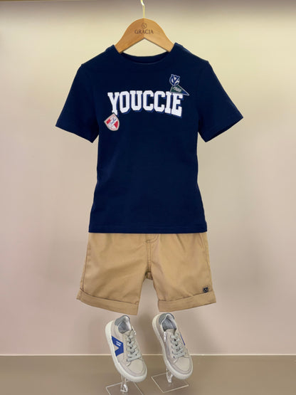 Conjunto Infantil T-Shirt e Bermuda - Youccie
