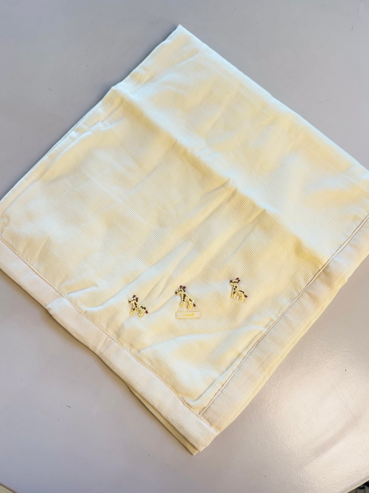 Saída de Maternidade Algodão Girafinha Amarelo - Roana