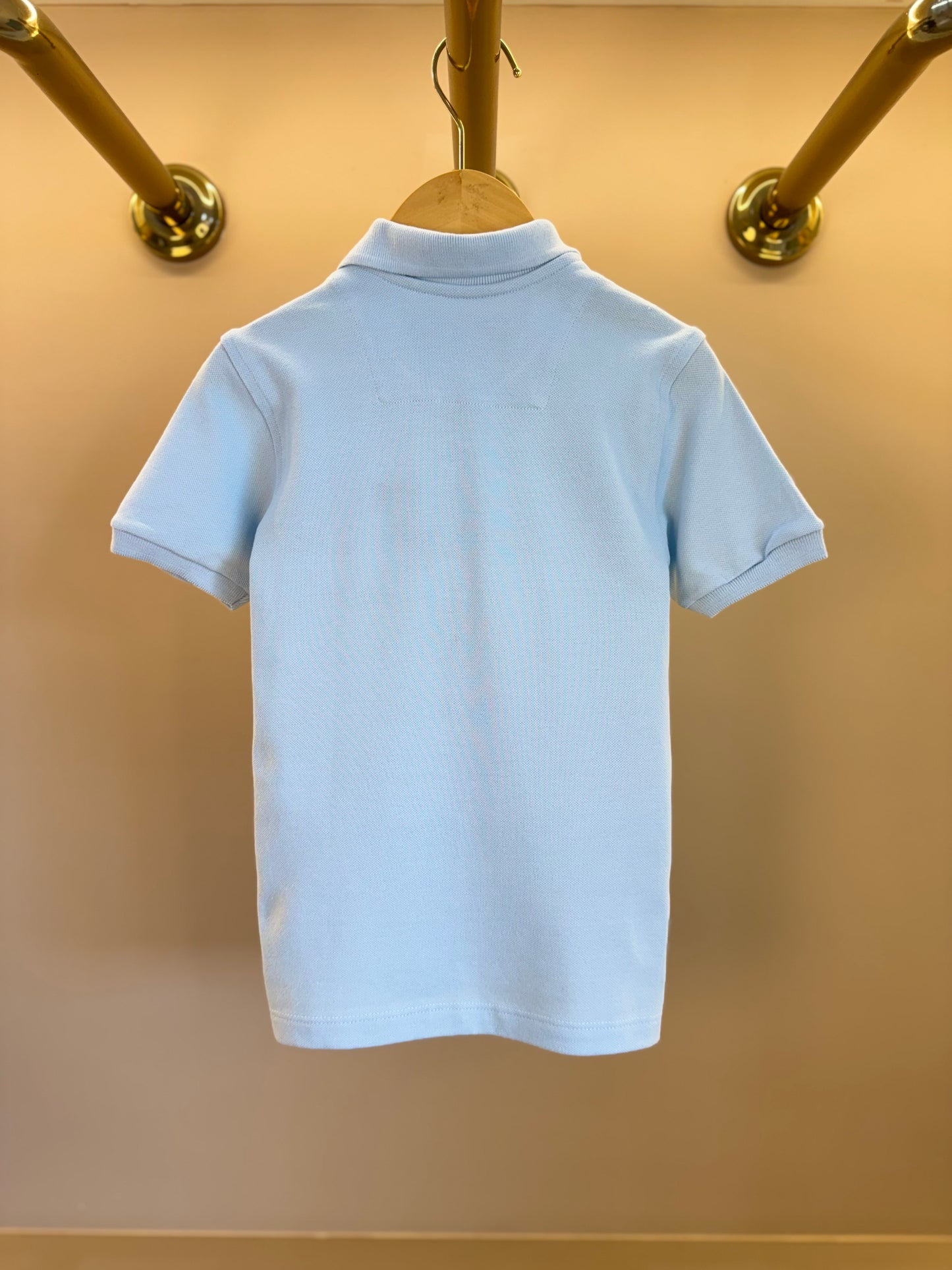 Polo Infantil Piquet Azul Céu - Dudes