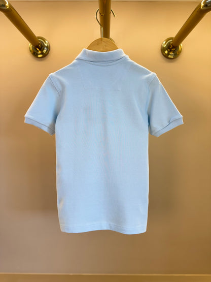 Polo Infantil Piquet Azul Céu - Dudes