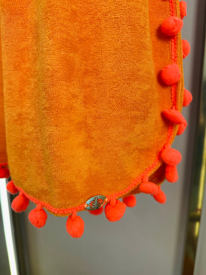 Roupão Infantil Linda Laranja - Siri Kids