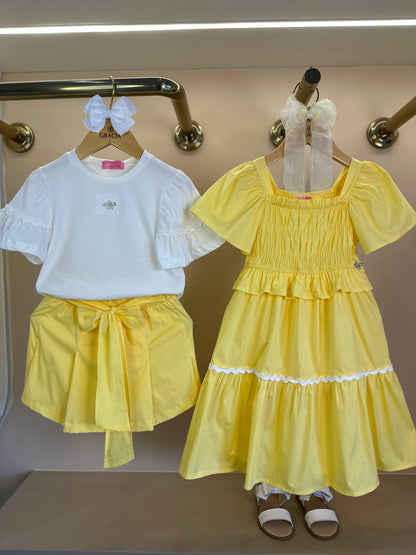 Vestido Infantil Algodão Petit Sunny - Momi