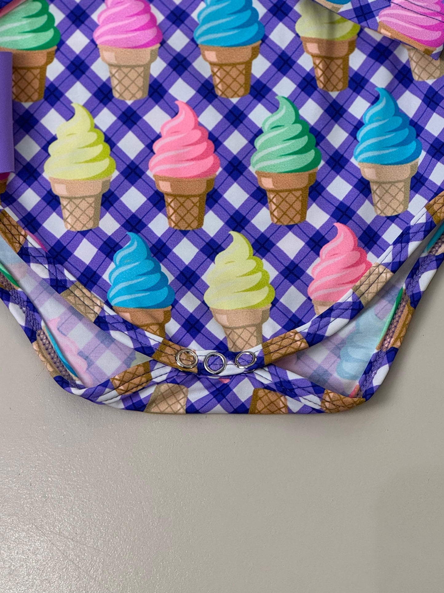 Body Bebê Jaque Ice Cream - Siri Kids