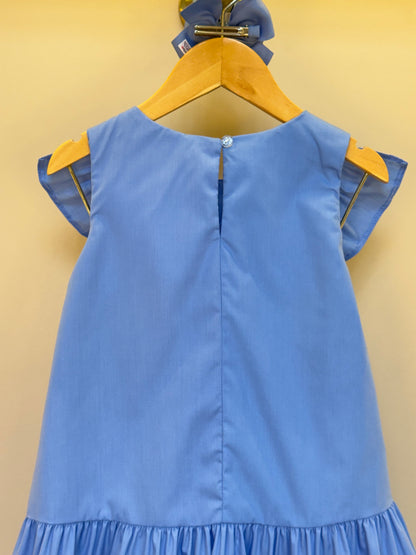Vestido Infantil Tricoline Bordado - Mon Sucre