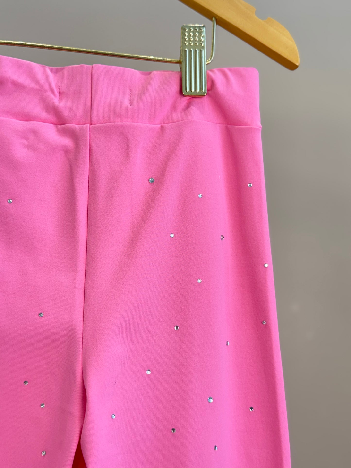 Calça Infantil Reta Light Cristais Barbie Rosa Pop Pink - Pituchinhus