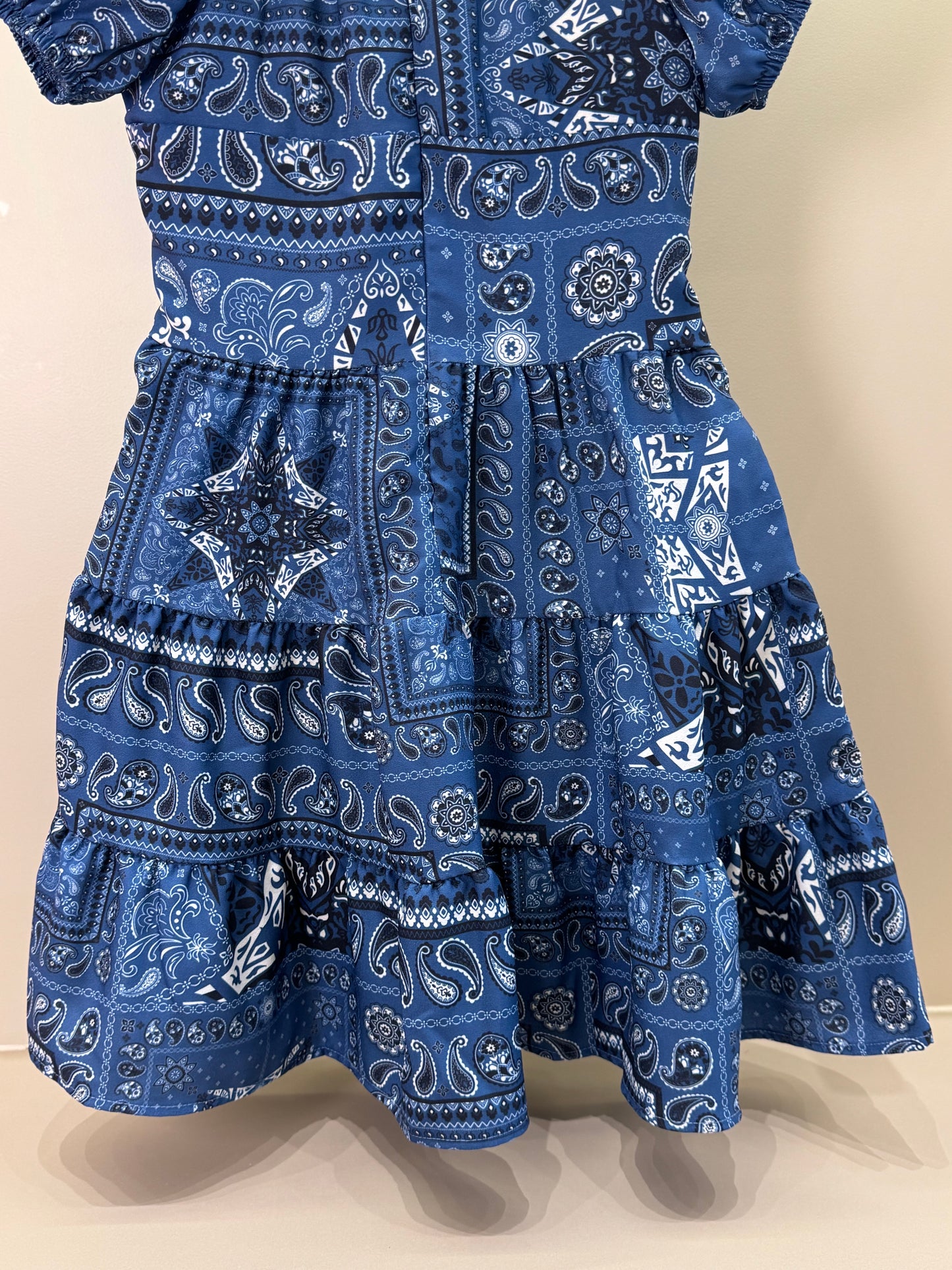 Vestido Teen Crepe Paisley Jeans - Two In