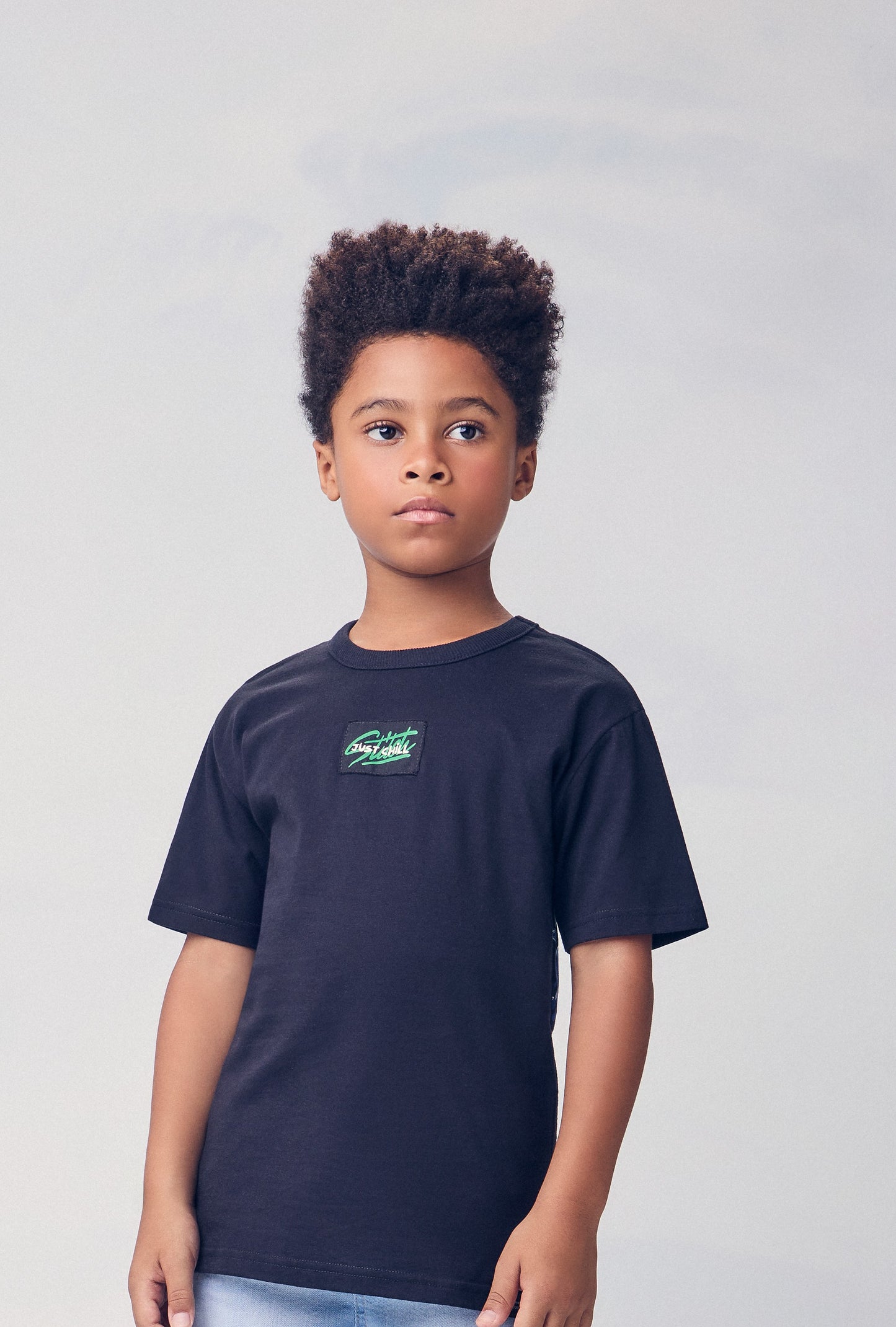 Conjunto Infantil T-Shirt Stitch e Bermuda Listrada - Youccie