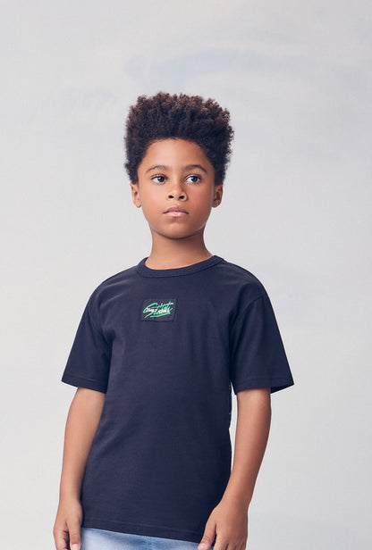 Conjunto Infantil T-Shirt Stitch e Bermuda Listrada - Youccie