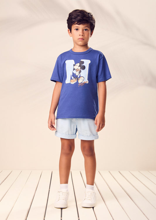 T-Shirt Infantil Estampa Mickey Mouse - Youccie