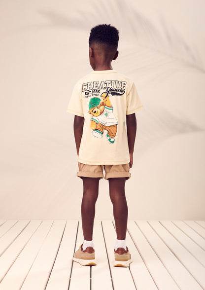 T-Shirt Infantil Creative Com Estampa Teddy -  Youccie