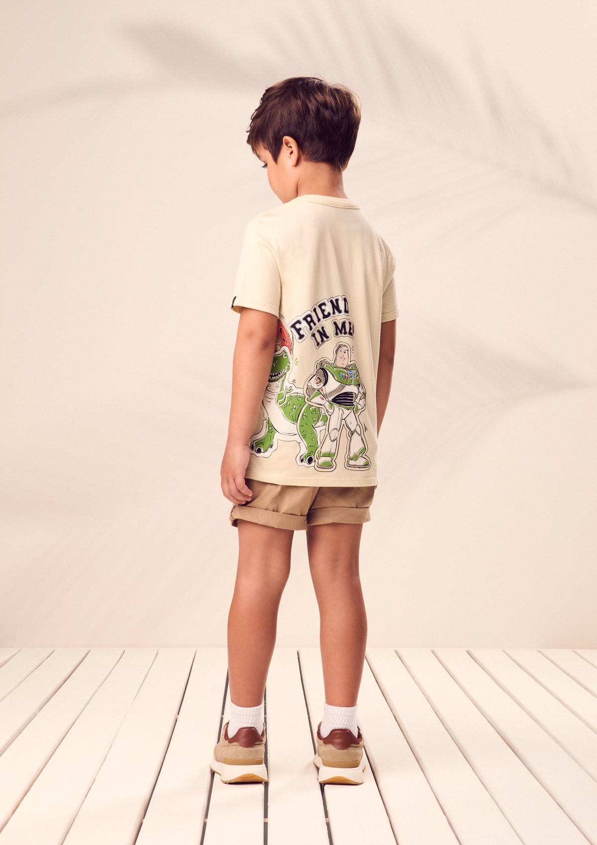 T-Shirt Infantil Estampa Toy Story Bege - Youccie