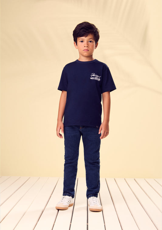 T-Shirt Infantil Francesco Estampa Racing Car - Youccie - Pré Venda