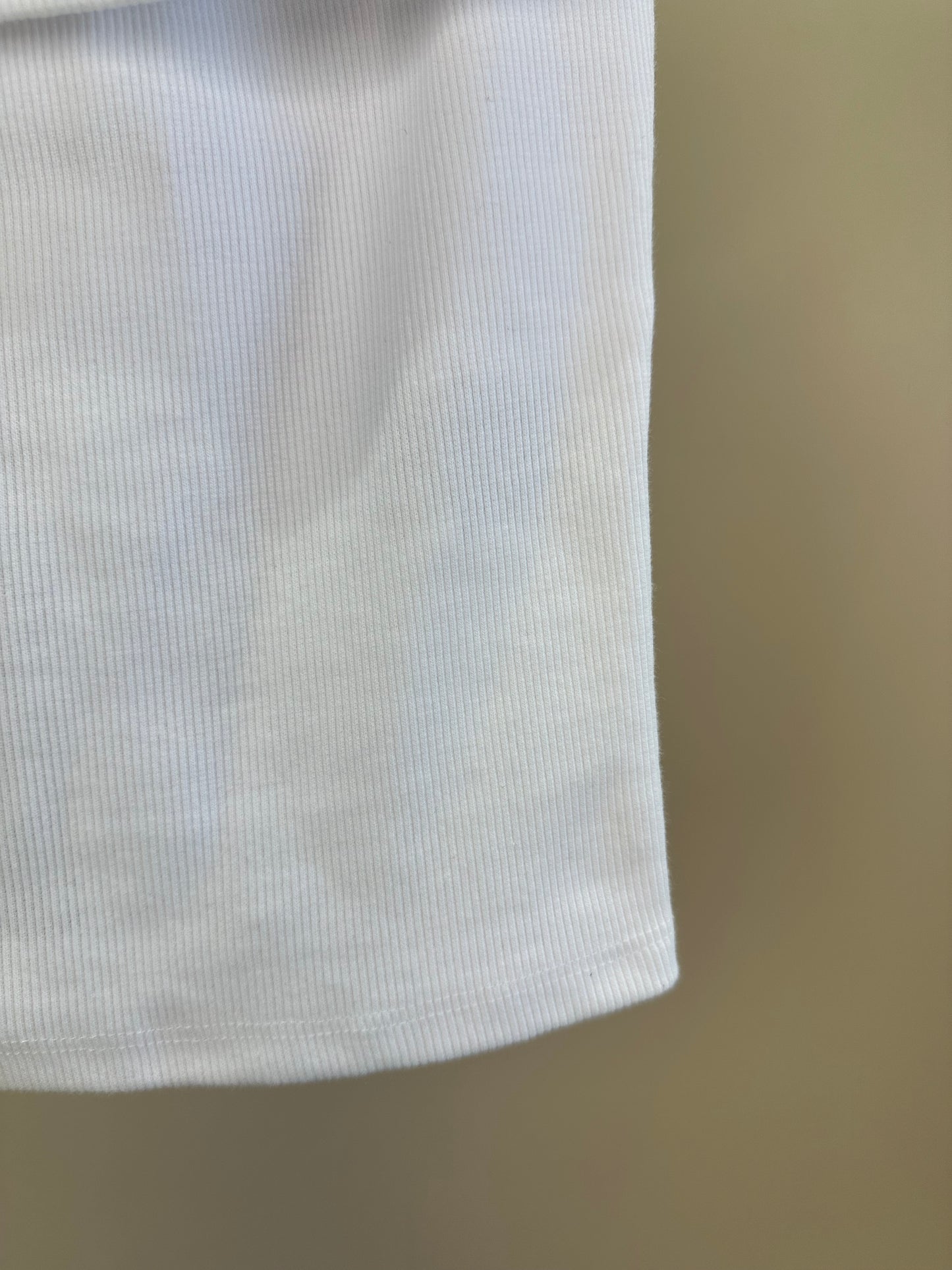 Blusa Teen Ombro a Ombro Off White - Authoria