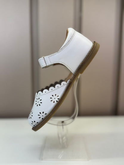 Sandália Infantil Crystall Branco - Gracia
