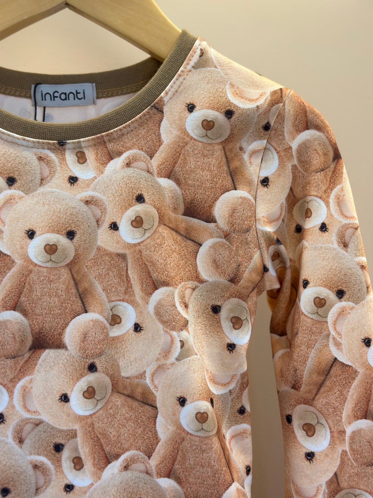 Conjunto Infantil Trio Blusa Ursinhos, Colete Sarja com Elastano e Shorts em Moletom s/ Pelúcia - Infanti