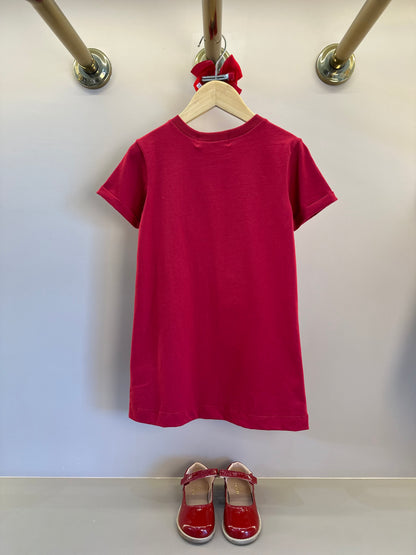 Vestido Infantil Minnie Mouse Vermelho Berry - Animê