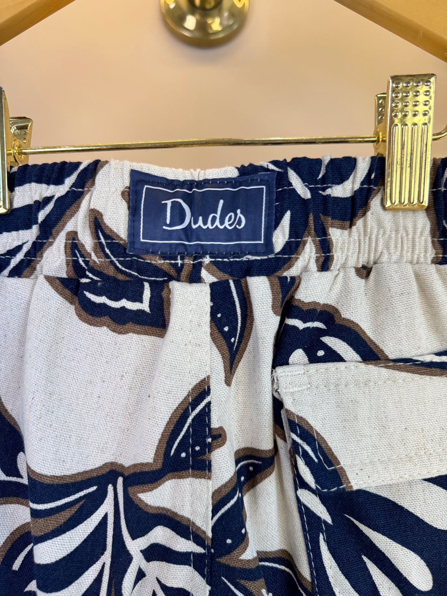 Shorts Infantil Linho Fresh Marinho - Dudes