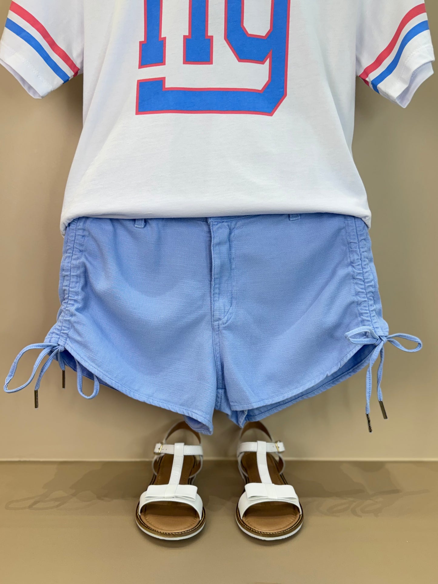 Conjunto Teen Camisa Oversized e Shorts com Amarração - Two In