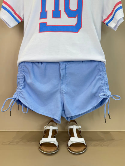 Conjunto Teen Camisa Oversized e Shorts com Amarração - Two In