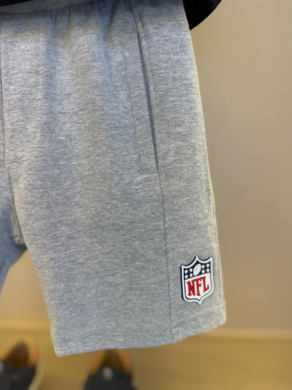 Conjunto Infantil Camiseta Algodão Jogador NFL e Bermuda Packers NFL Cinza - Dame