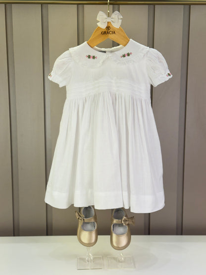 Vestido Bebê Daniela Branco - Gracia