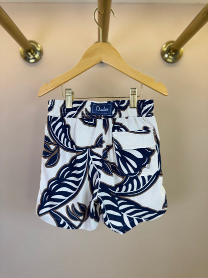 Shorts Infantil Linho Fresh Marinho - Dudes