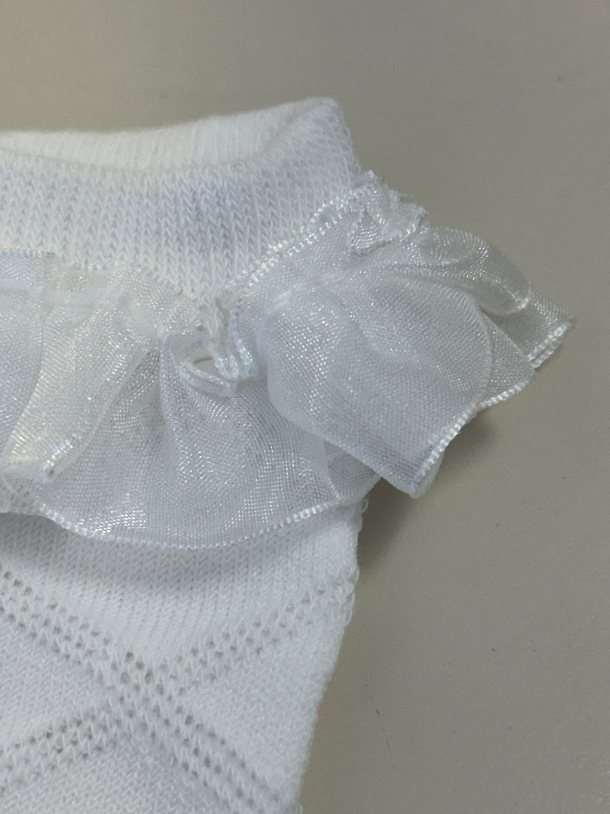 Meia Bebê Clássica 3/4 Off White - Infanti