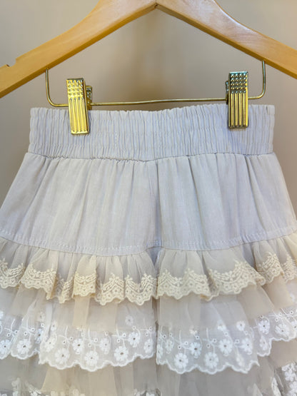 Saia-shorts Infantil Conceito Mix de Babados - Pituchinhus