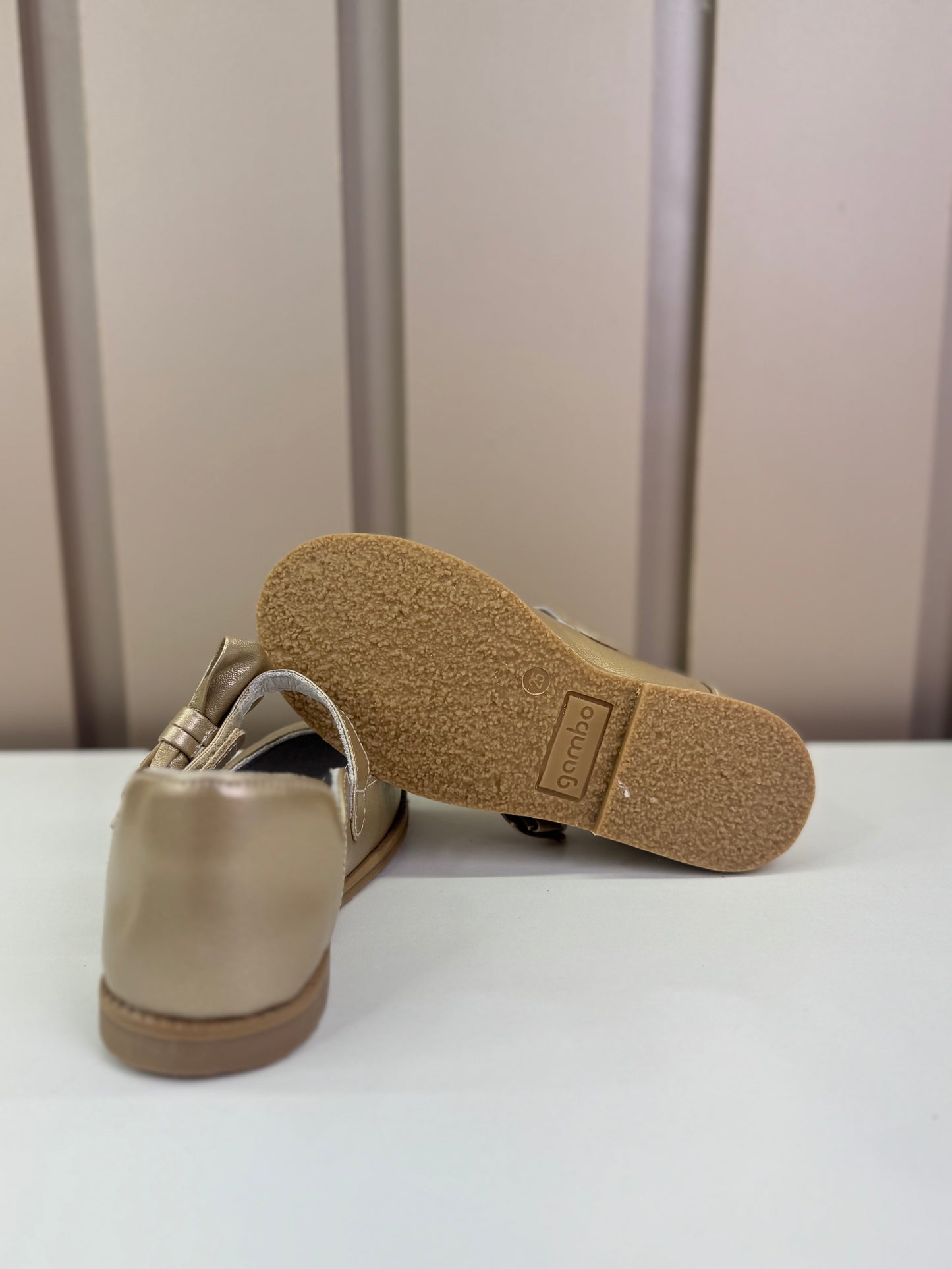 Sapatilha Infantil Stylish Glitter Champagne - Gambo