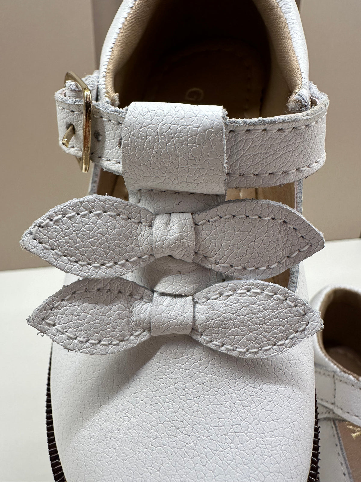 Sapato Infantil Couro Daminha Ingrid Branco - Gracia