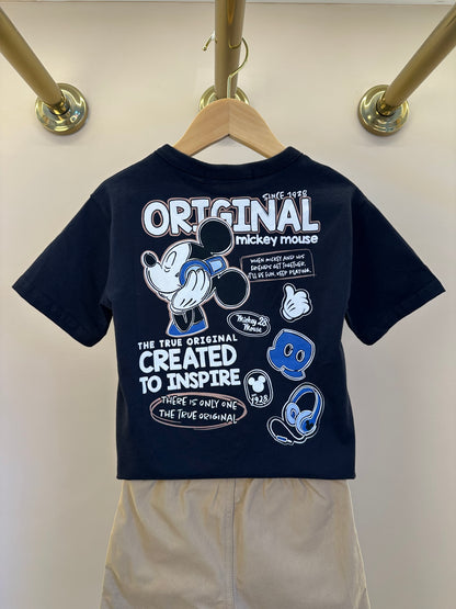 Conjunto Infantil T - Shirt Disney Mickey Mouse e Bermuda - Youccie