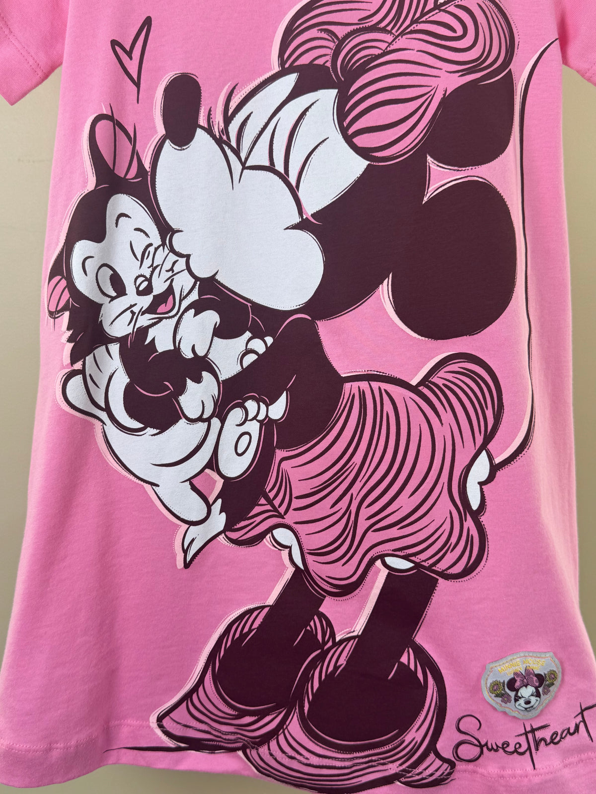 Vestido Infantil Minnie Mouse The Finest  Rosa - Animê