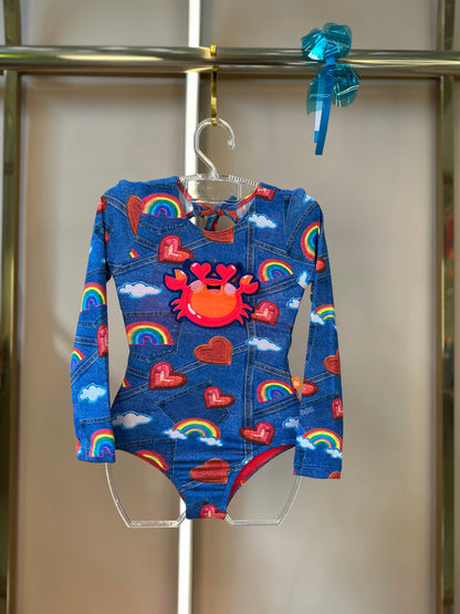 Maiô Infantil Fernanda Siri Lover - Siri Kids