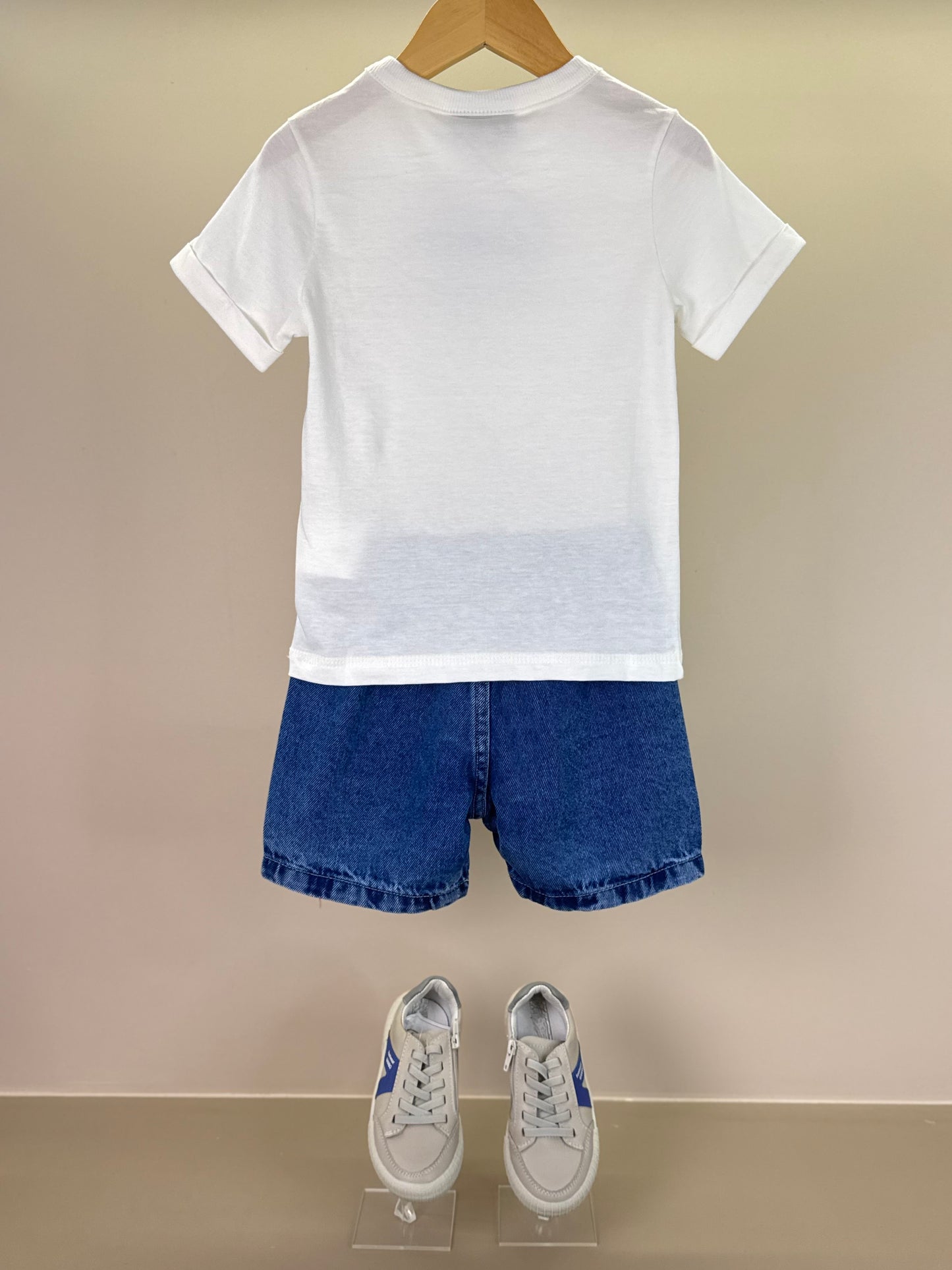 Conjunto Infantil T-Shirt e Bermuda Jeans - Youccie
