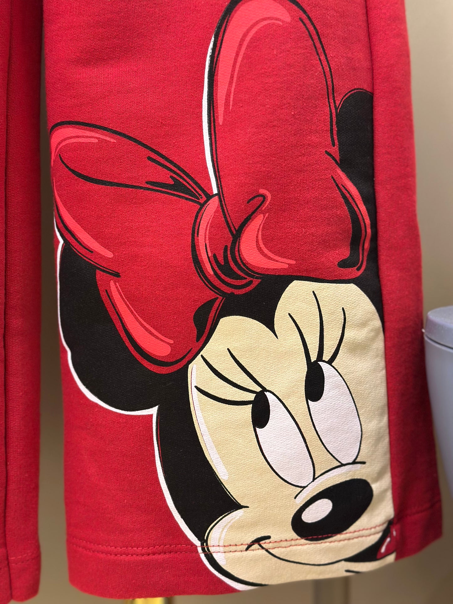 Conjunto Infantil Casaco e Calça Minnie Vermelho Berry - Animê