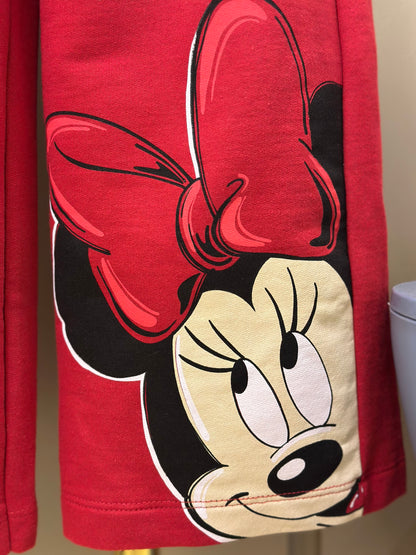 Conjunto Infantil Casaco e Calça Minnie Vermelho Berry - Animê