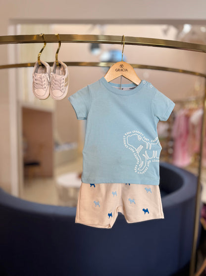 Camiseta Bebê Algodão CHP Azul - Charpey