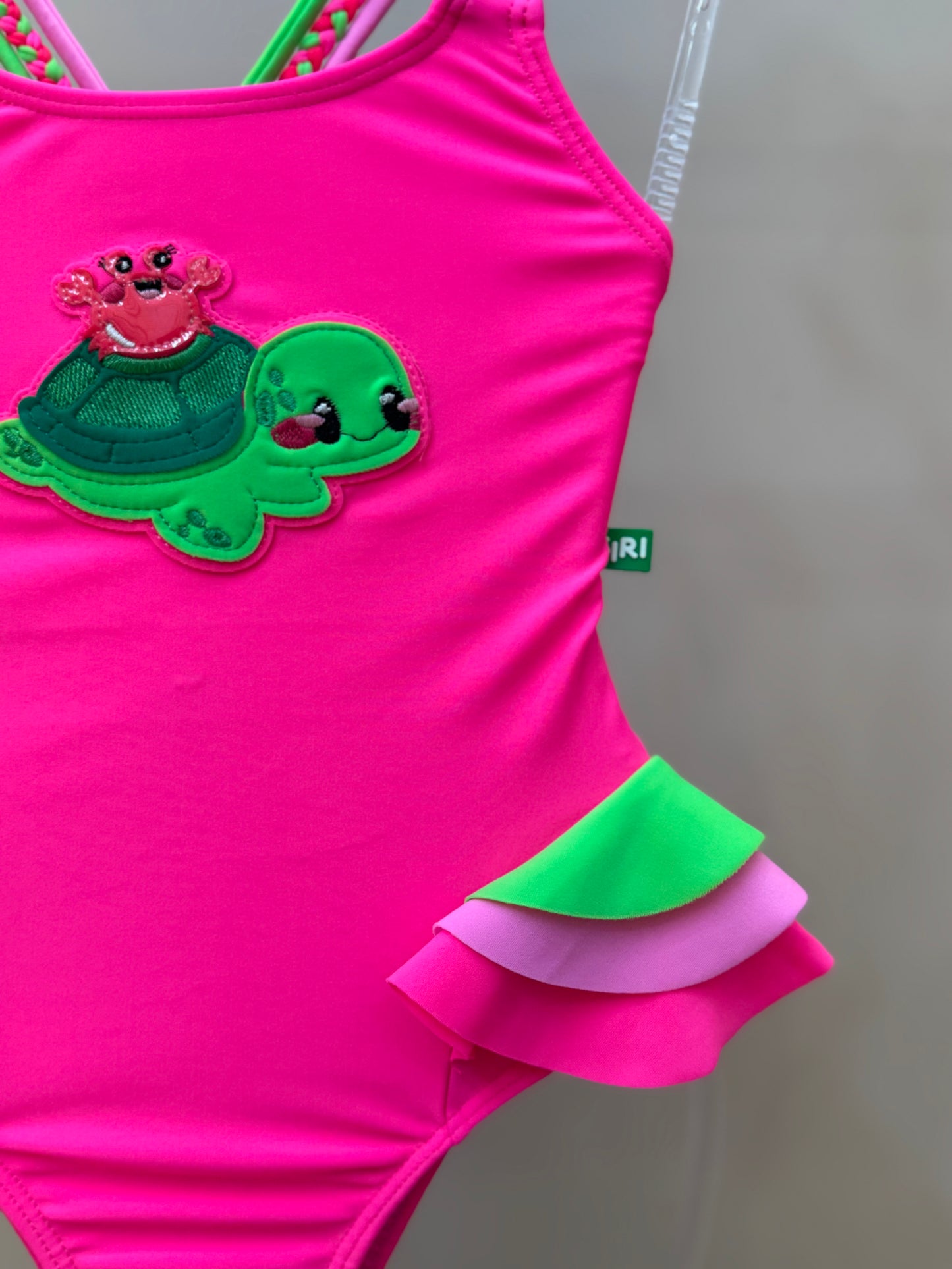 Maiô Infantil Inter Tamy Aplic Est Turtle - Siri Kids