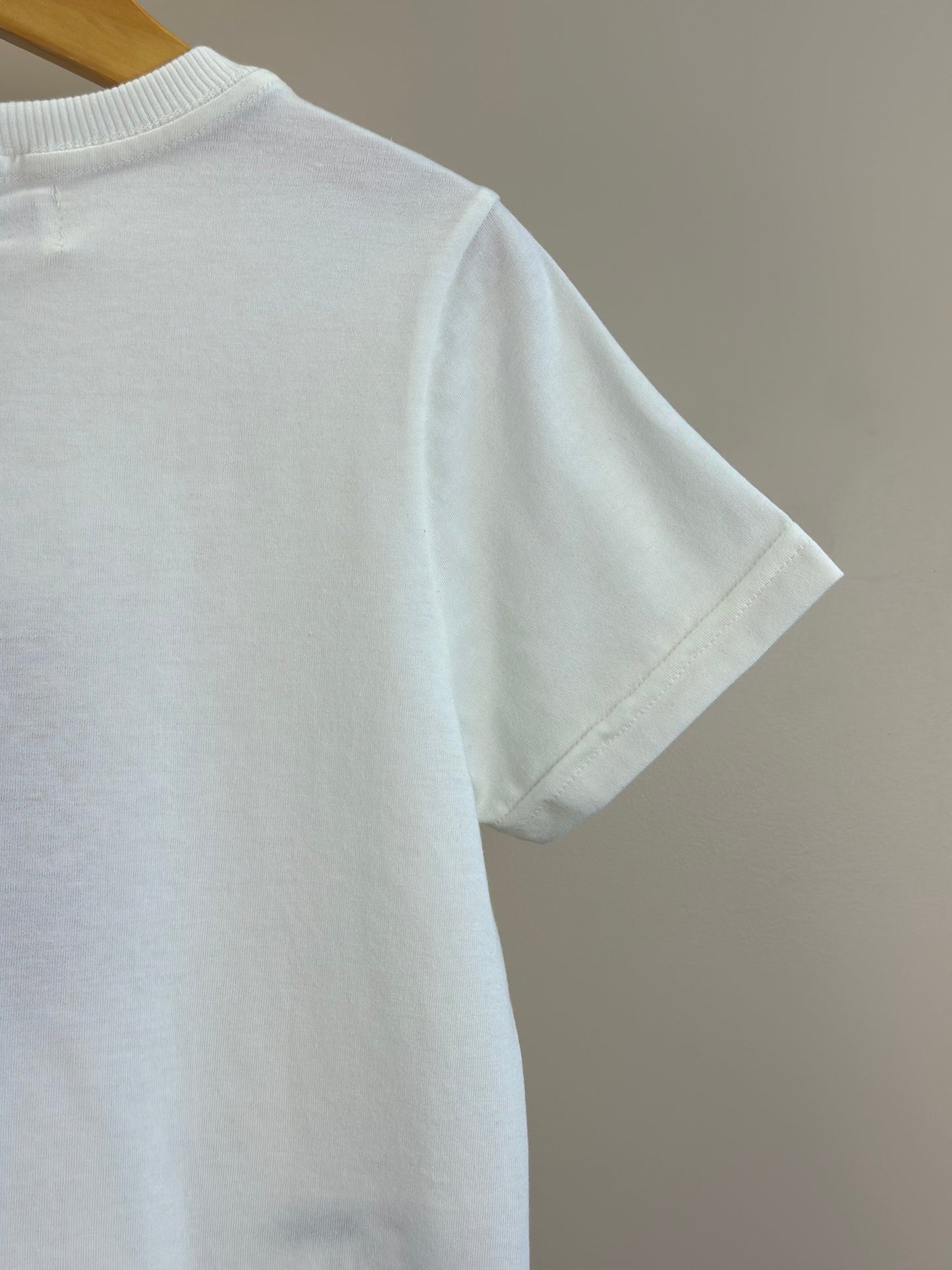Camiseta Infantil Algodão Teddy Jaqueta Off White - Dame