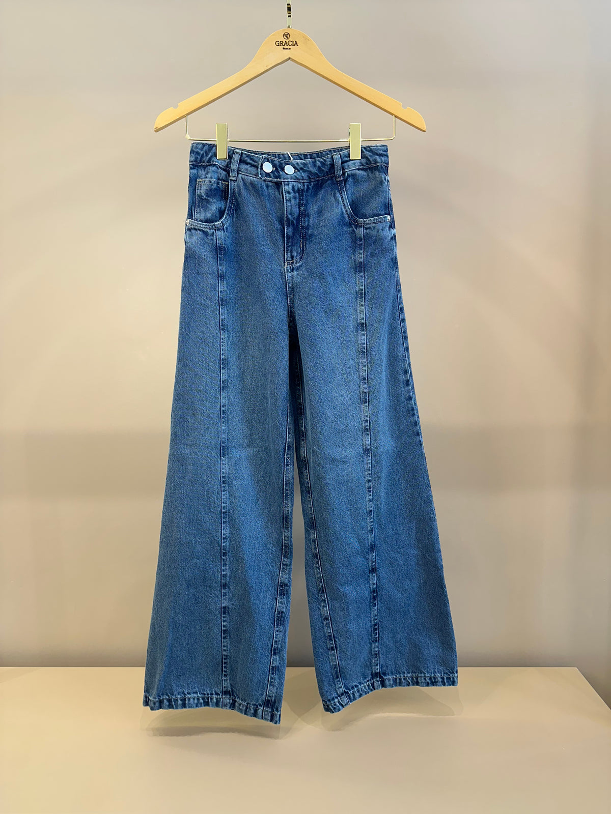 Calça Jeans Teen Modelagem Reta - Vanilla Cream