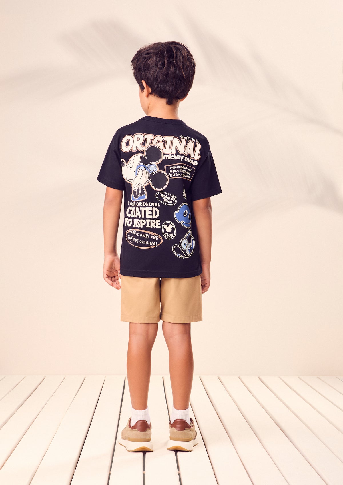Conjunto Infantil T - Shirt Disney Mickey Mouse e Bermuda - Youccie