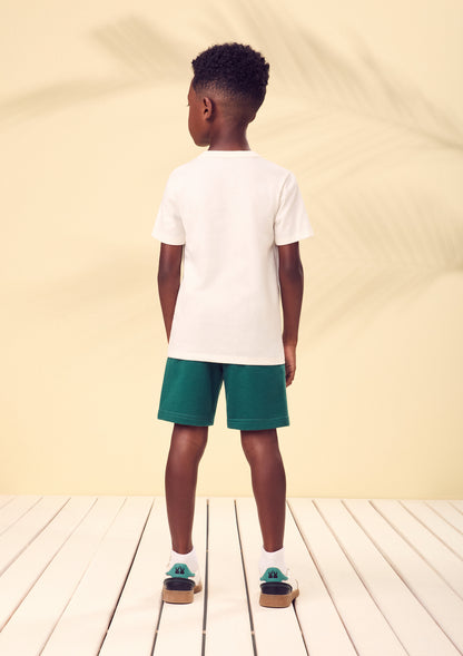 Conjunto Infantil T - Shirt Train Hard e Bermuda - Youccie