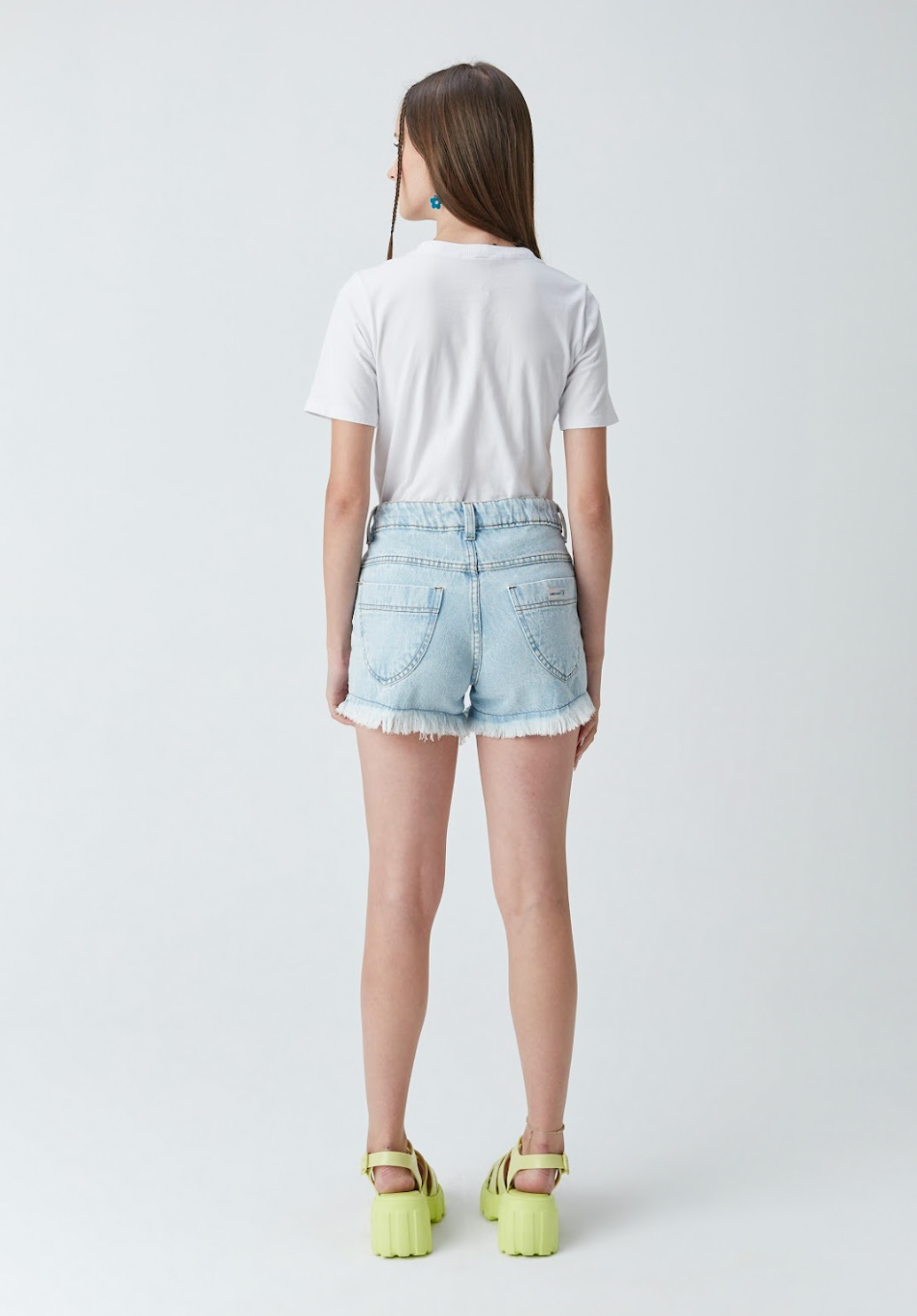 Shorts Jeans Corações Two In