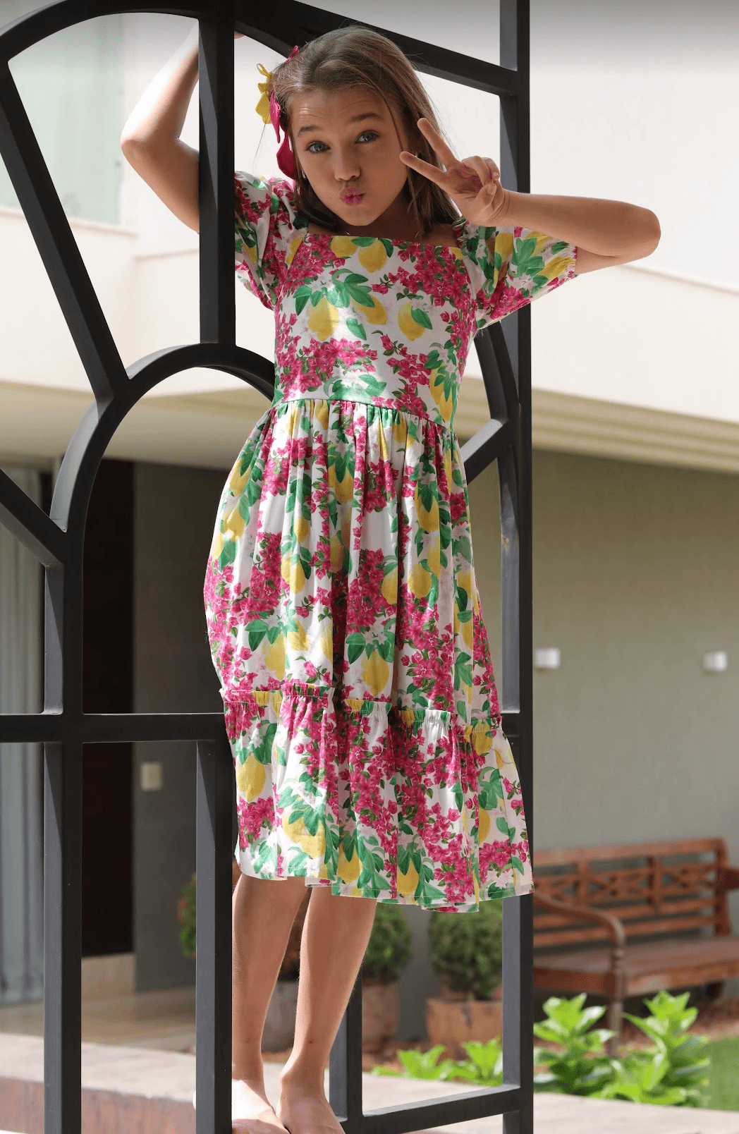 Vestido Greta Estampado - Charlou - Gracia