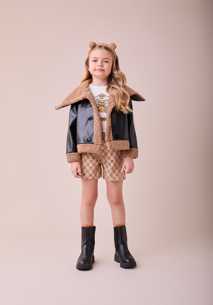 Conjunto Infantil Bear Blusa MC e Shorts - Momi
