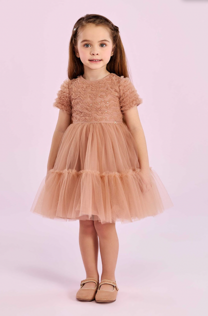 Vestido Infantil de Festa Stylish Bears - Petit Cherie PRÉ-VENDA