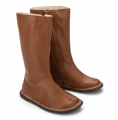 Bota Infantil Couro Pluie Nut - Petit Cheval