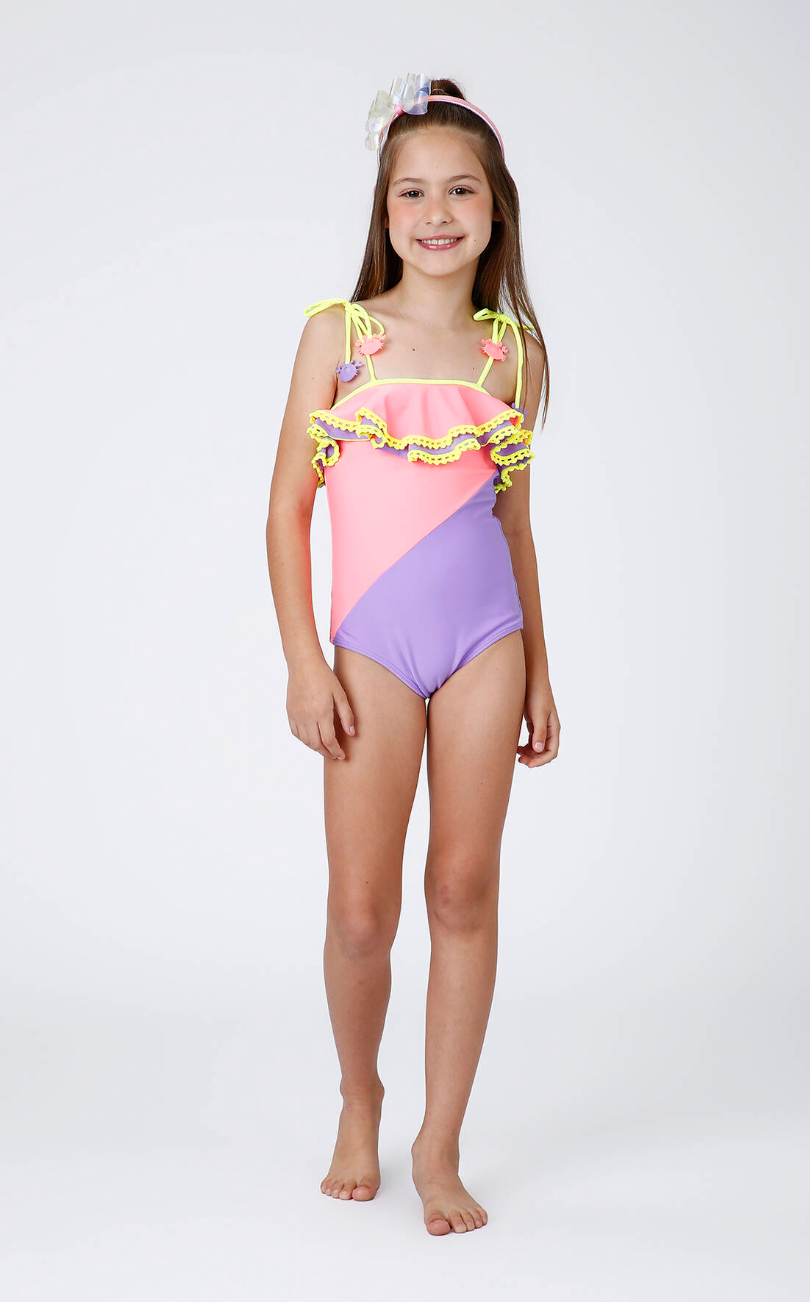 Maiô Infantil Júlia Zig Zag - Siri Kids